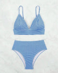 2026 Triangle Bikinis High Waist Strappy Swimsuit Women Sexy Striped Swimwear Female Bathers Swimming Bathing Swimming Swim Suit - Sun Studio