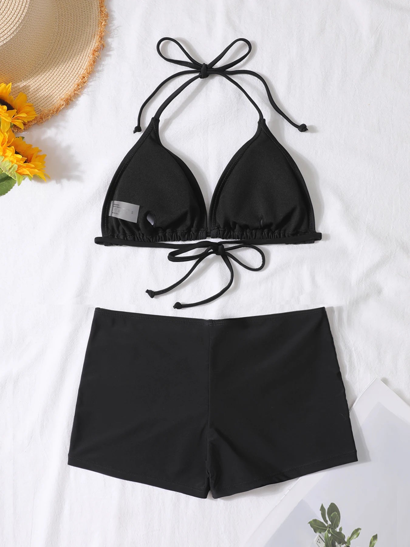 Women's Bikini Swimsuit European Style High Waist Bottom Separate Style Fashionable Poolwear for Ladies - Sun Studio