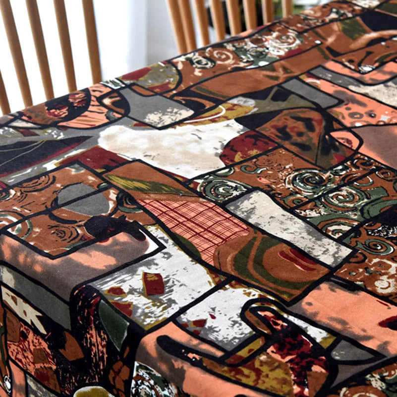 Bohemian Stoff Ethnisch Vintage Retro Boho Bedruckte Baumwolle Leinen Wohnkultur Polstertextil