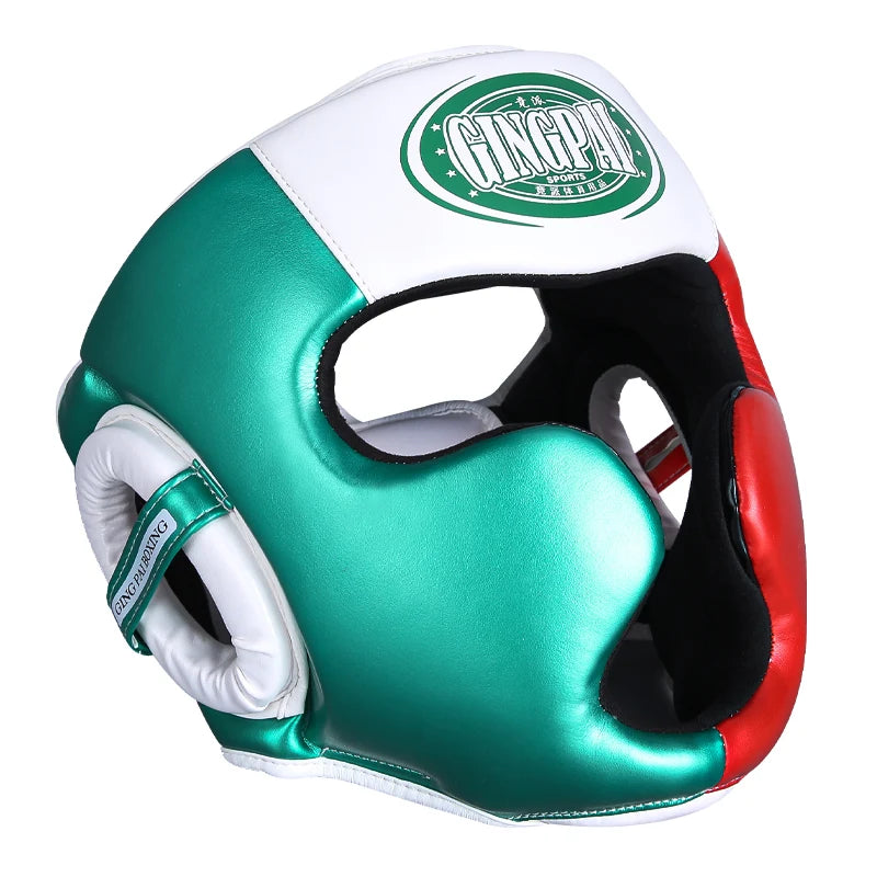 Adults Children Boxing Helmet MMA Sanda Muay Thai Taekwondo Full-Covered Shock Absorption Headgear Training Protective Equipment - Sun Studio