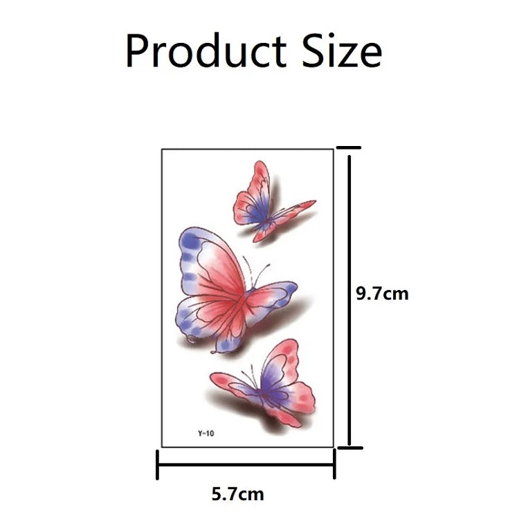 New 30PCS Butterfly Tattoo Stickers for Children Waterproof Tattoos for Kids Temporary Fake Tattoo Women's Tattoo Tips ZS314 - Sun Studio