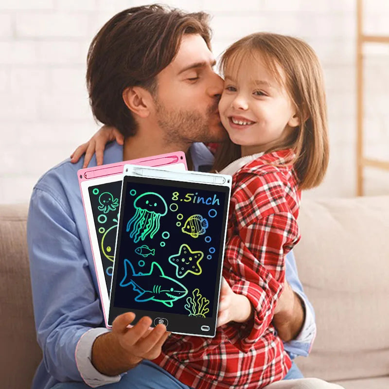 8.5 Inch LCD Writing Tablet Digital Drawing Tablet Handwriting Pads Portable Electronic Doodle Blackboard Travel Educational Toy - Sun Studio