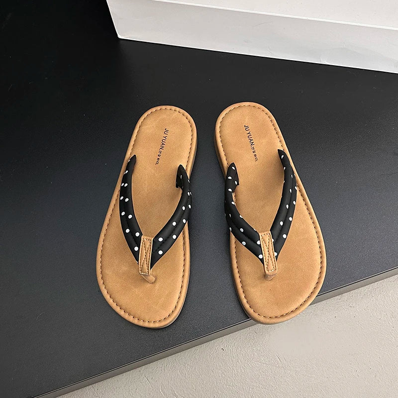 Women's Sandals Summer New Beach Flat Shoes Casual Comfortable Non-Slip Wear-Resistant Slippers Zapatillas Mujer - Sun Studio