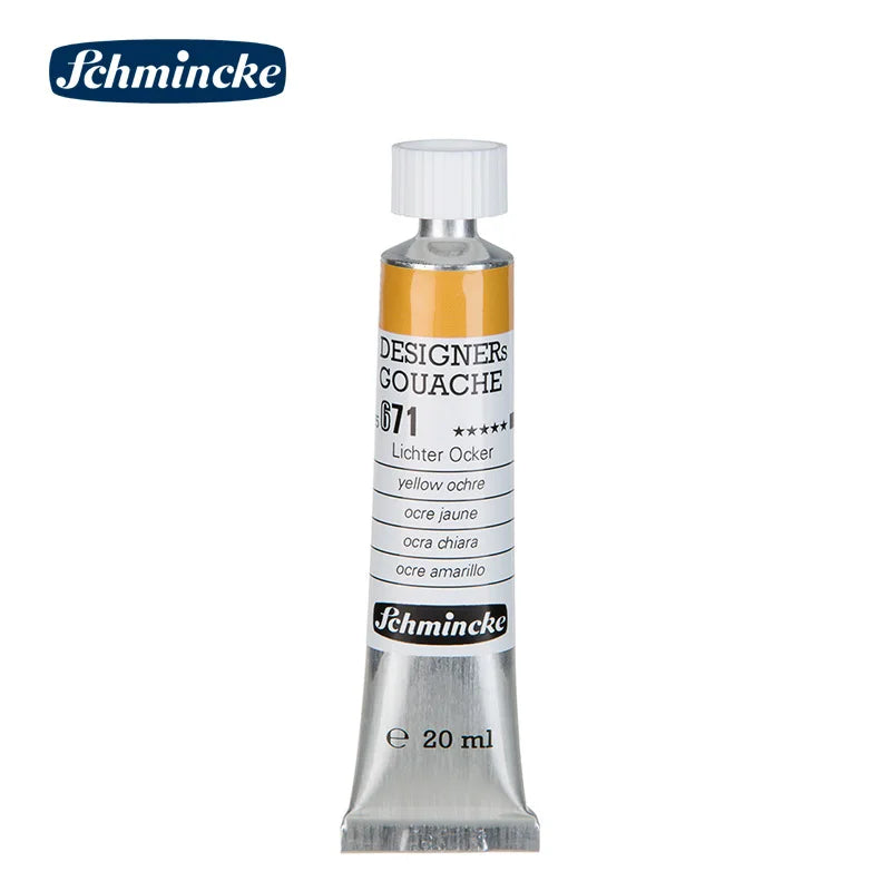 Deutschland Schmincke Designer Gouache Farbe Tube 20ml Opake Gouachefarbe Professionelle Künstler 48 Farben Zeichenbedarf Süß
