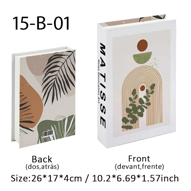 Matisse Fake Bücher zur Dekoration Aufbewahrungsbox Abstrakte Kaffeetisch Bücher Luxus Schlafzimmer Dekorative Bücher Bauhaus Boho Wohnkultur