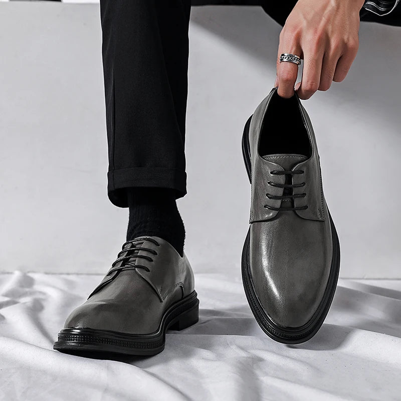 2024 Italian Dress Shoes Men Wedding Party Shoes High Quality Casual Loafer Male Designer Flat Shoes Zapatos Hombre Plus Size 47 - Sun Studio