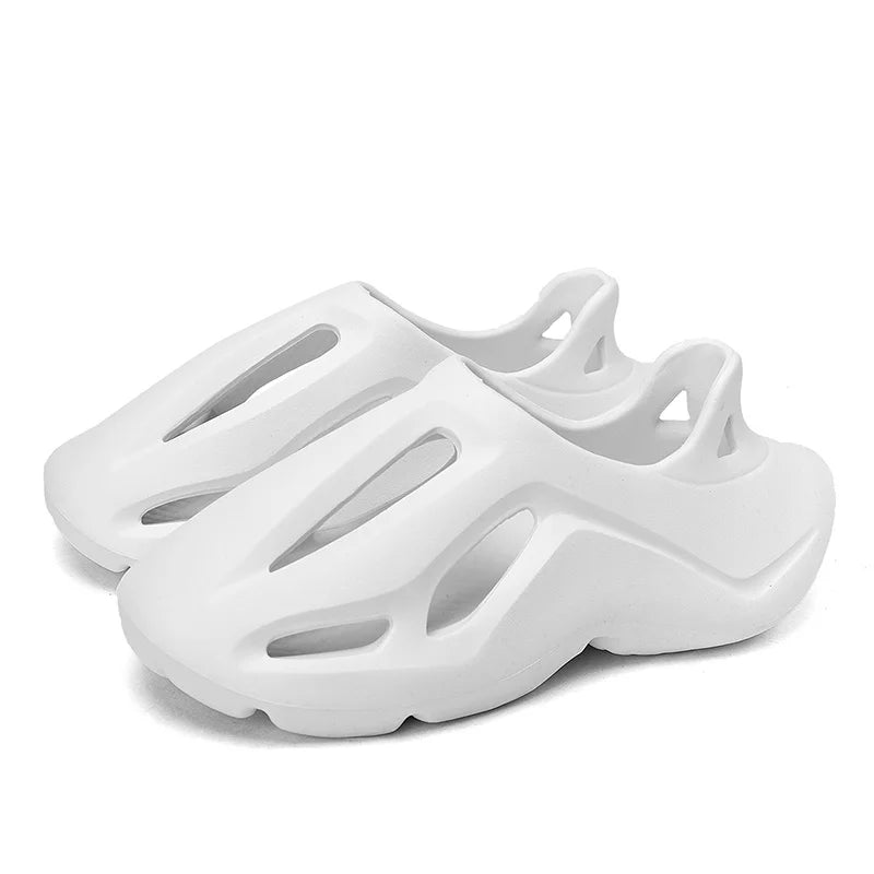Sommer Herren Damen Hausschuhe Camouflage Plattform Outdoor Clogs Schuhe Strand Sandalen Männlich Weiche EVA Innen Zuhause Rutschen Liebhaber Flip Flops