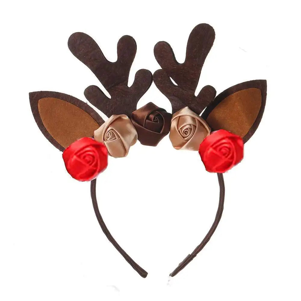 Brown Sequins Deer Costumes for Baby Girls Christmas Princess Dresses Kids Reindeer Outfit Children New Year Clothes Xmas Gift - Sun Studio