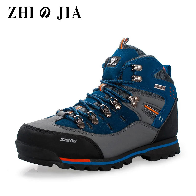 2026 High Gang Outdoor Hiking Shoes Men Winter Mountain Climbing Trekking Boots Top Quality Outdoor Fashion Casual Snow Boots - Sun Studio