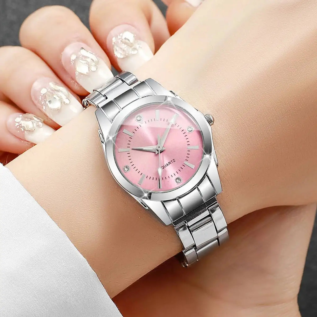 Luxury Rhinestone Women Watches Casual Quartz Wrist Watches For Ladies Clock Reloj Mujer（Without box） - Sun Studio