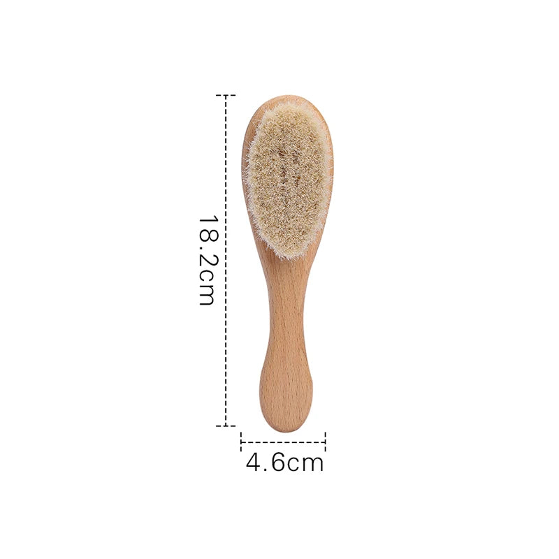 3pc Baby Hair Comb Mother-kids Hair Care Brush Baby Shower Tools Combs for hair Newborn Baby 0 12 Month Baby brush Care Utensils - Sun Studio