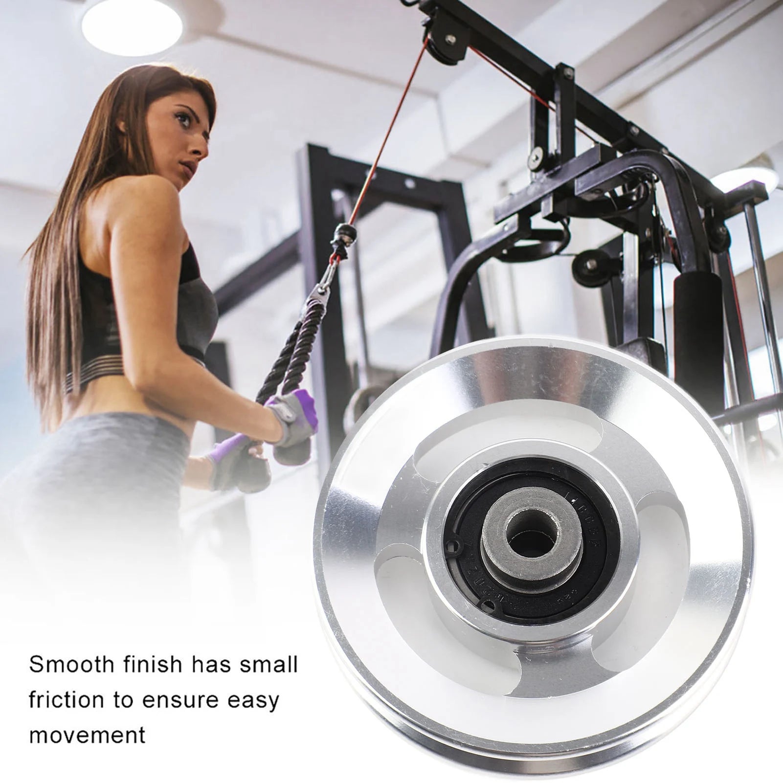 Home Gym Attachments Aluminium Alloy Fitness Pulley Home Gym Attachments Part Exercise Strength Training Accessory Gym Accessory - Sun Studio
