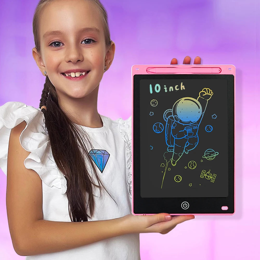 16/12/10/8.5/8.2/6.5/4.5inch LCD graphic tablet,color drawing tablet,3 4 5 6 7 8years kids birthday gifts/Christmas/travel toys - Sun Studio