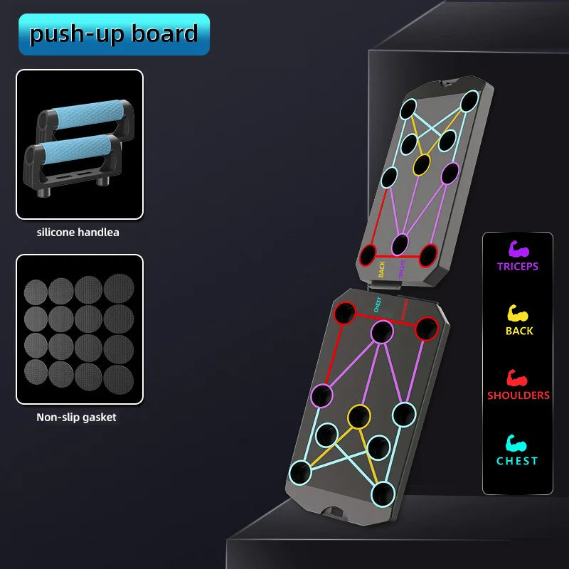 Multi-Functional Push-Up Stand Training Board – Fitness Equipment for Chest & Abdominal Muscle Training, Assists with Planks - Sun Studio