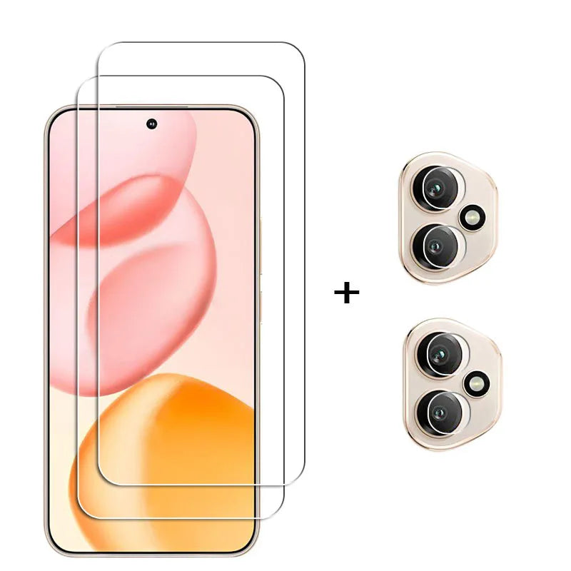 6in1 Glass For Honor 400 Tempered Glass Honor 400  Screen Glass Screen Protector HD Protective Phone Lens Film For Honor 400 - Sun Studio
