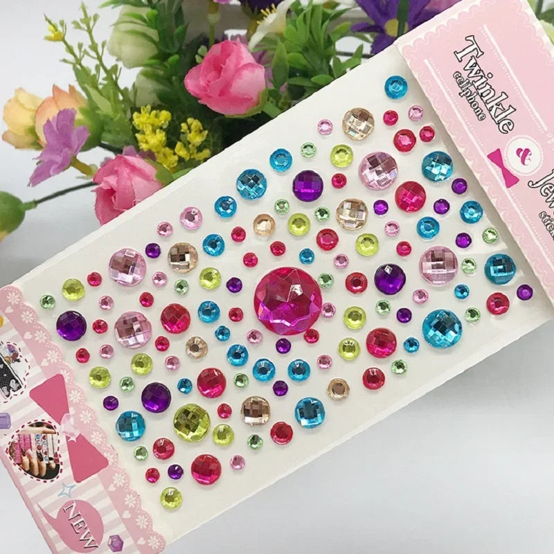 Glitzer Gesicht Aufkleber für Kinder Strasssteine für Augen Gesicht Diamanten Helle Aufkleber Festival Makeup Juwelen Aufkleber ZS006