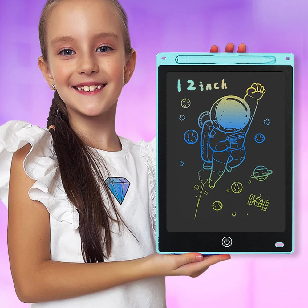 16/12/10/8.5/8.2/6.5/4.5inch LCD graphic tablet,color drawing tablet,3 4 5 6 7 8years kids birthday gifts/Christmas/travel toys - Sun Studio