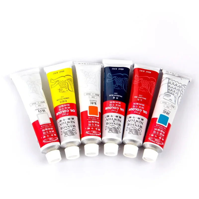 45ml Oil Paint Transparent Tube Fast Drying White Gold Silver Professional Color Painting Supplies For Artists Student Beginners - Sun Studio