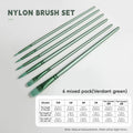 SeamiArt 4/6 Pcs. Different Colors Different Shapes Nylon Hair Painting Brush Set For Gouache Watercolor Oil Acrylic - Sun Studio