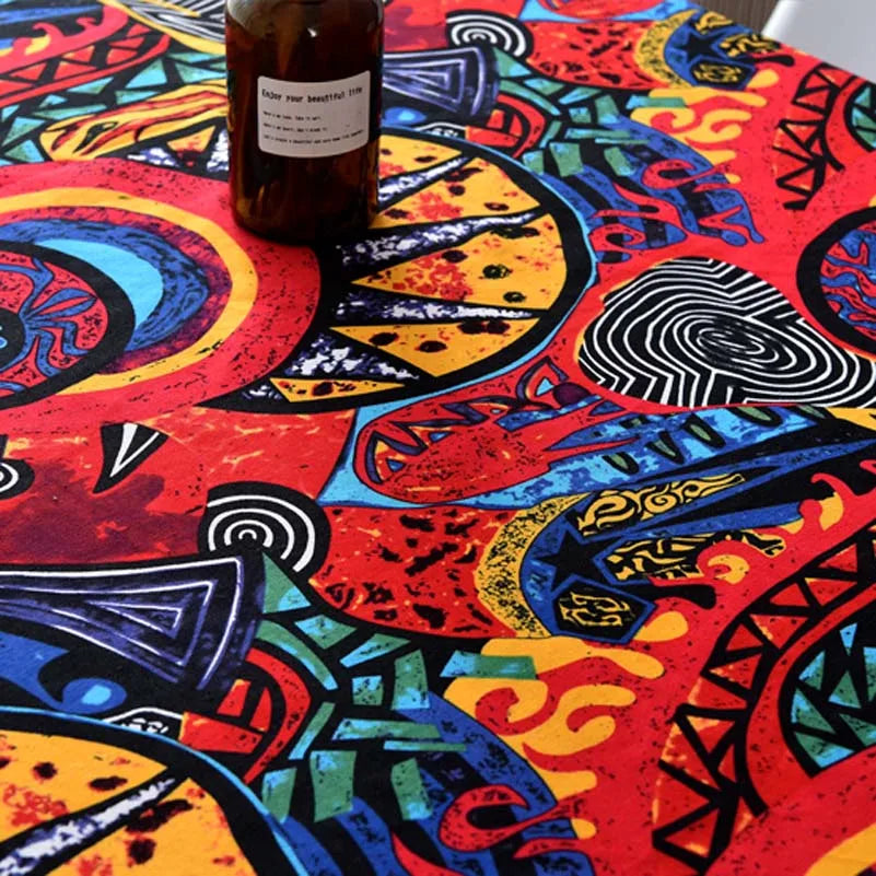 Bohemian Stoff Ethnisch Vintage Retro Boho Bedruckte Baumwolle Leinen Wohnkultur Polstertextil