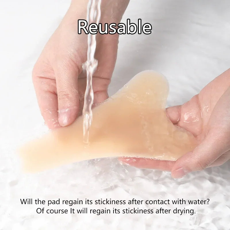 1 Piece Invisible Concealer Panties Silicone Reusable for Swimsuit Underwear Camel Toe Leggings Privacy Stickiness Self-Adhesive - Sun Studio