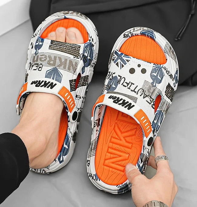 Soft Men's Shoe Eva Outdoor Sabot Male Slipper Fun Designer Luxury Low Price 2025 Fashion Comfortable High Quality Pvc Slides - Sun Studio