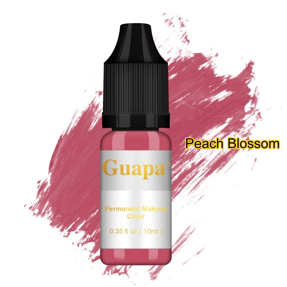 10ML Tattoo Ink Mikropigment Lippen Augenbrauen Permanente Makeup Pigment Tattoo Zubehör für Tattoo Augenbrauen Eyeliner Lippen