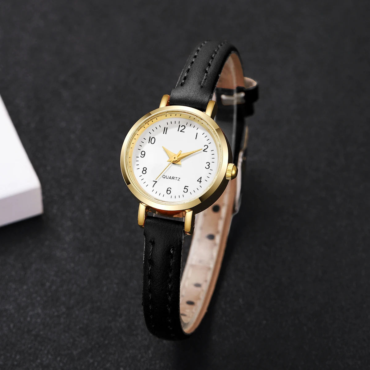 Fashion  Small Dial Women's Quartz Watch Ladies Leather Strap Wrist Watches Reloj Mujer（Without Box） - Sun Studio