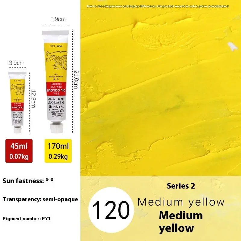 45ml Ölmalerei Transparente Tube Schnell trocknend Weiß Gold Silber Professionelle Farbmalbedarf für Künstler Studenten Anfänger