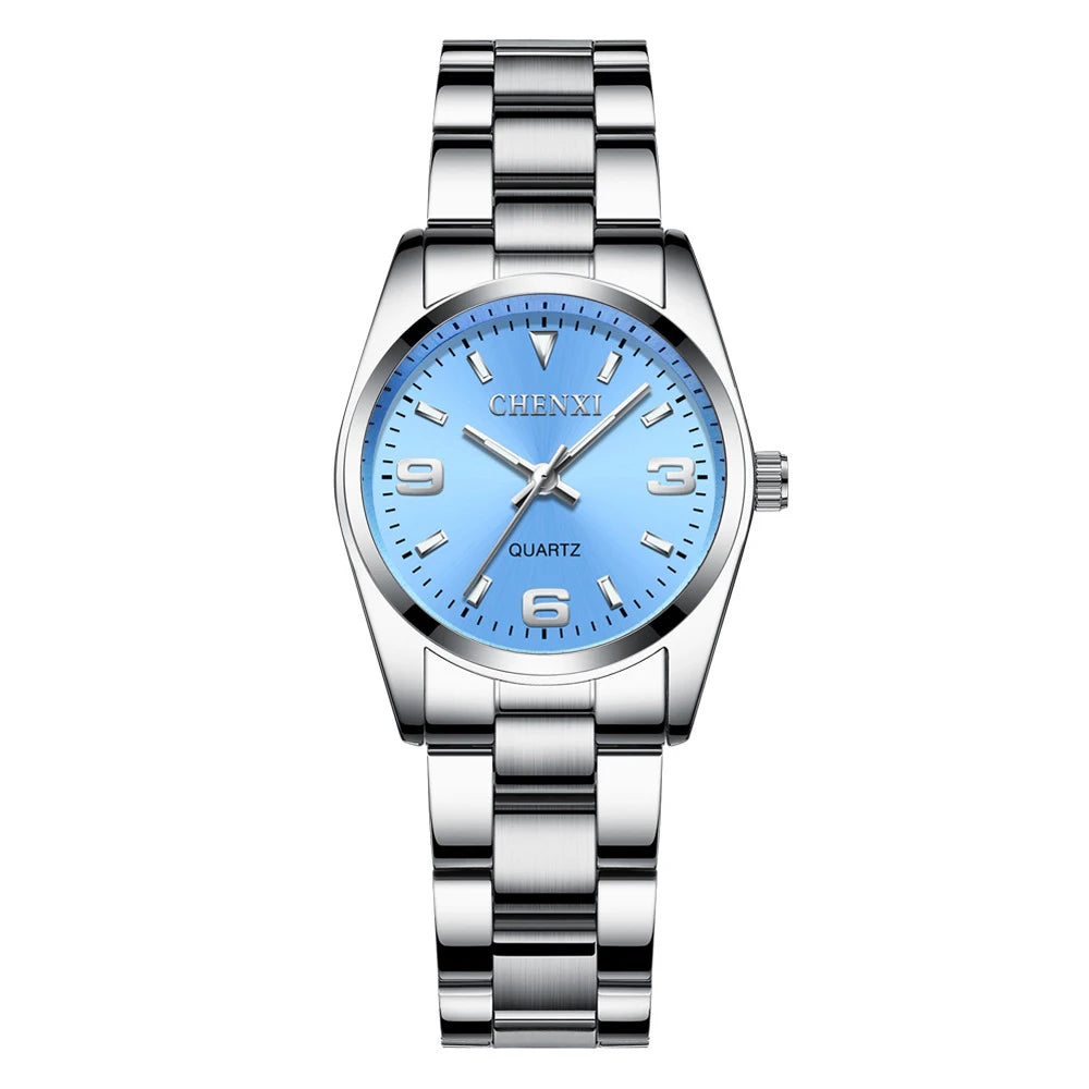 6 Colors CHENXI Brand Watch Luxury Women's Casual Watches Waterproof Watch Women Fashion Dress Rhinestone WristWatch CX021B - Sun Studio