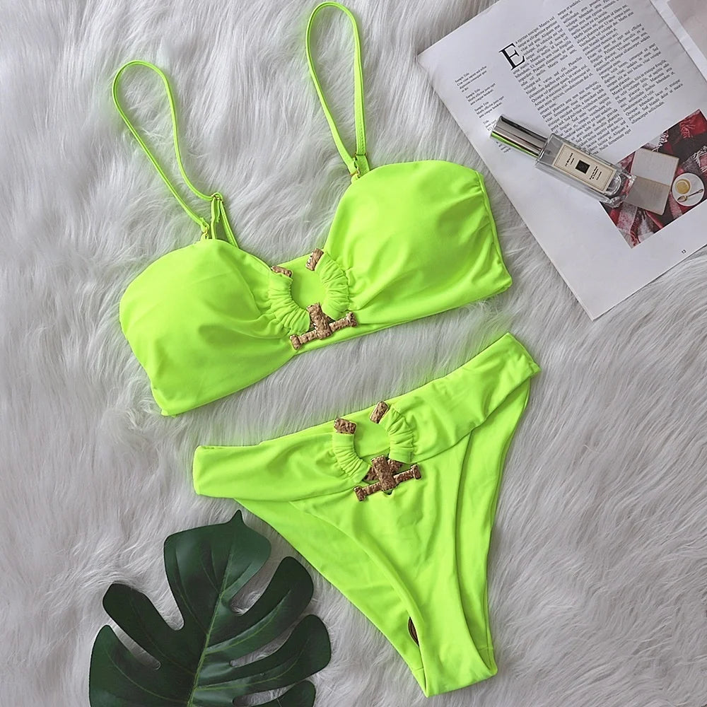 Pink Sexy Bikinis 2026 Women's Swimwear Female Swimsuit Swim Wear Bathing Suits Brazilian Girls Bikini Set Beachwear Pool Bather - Sun Studio