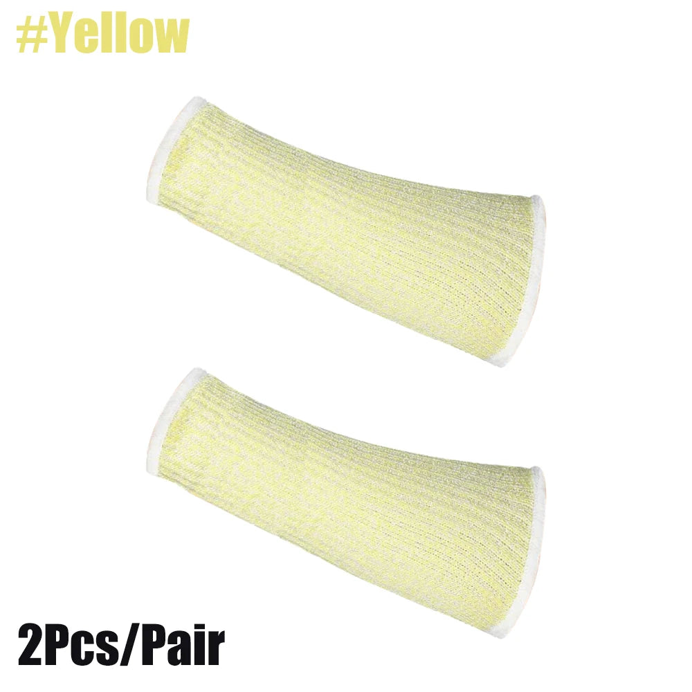 1Pair Level 5 HPPE Cut Arm Sleeve,Cut Resistant Thumb Protector Sleeves,Resistant  Anti-Puncture Work Protection Arm Sleeve - Sun Studio