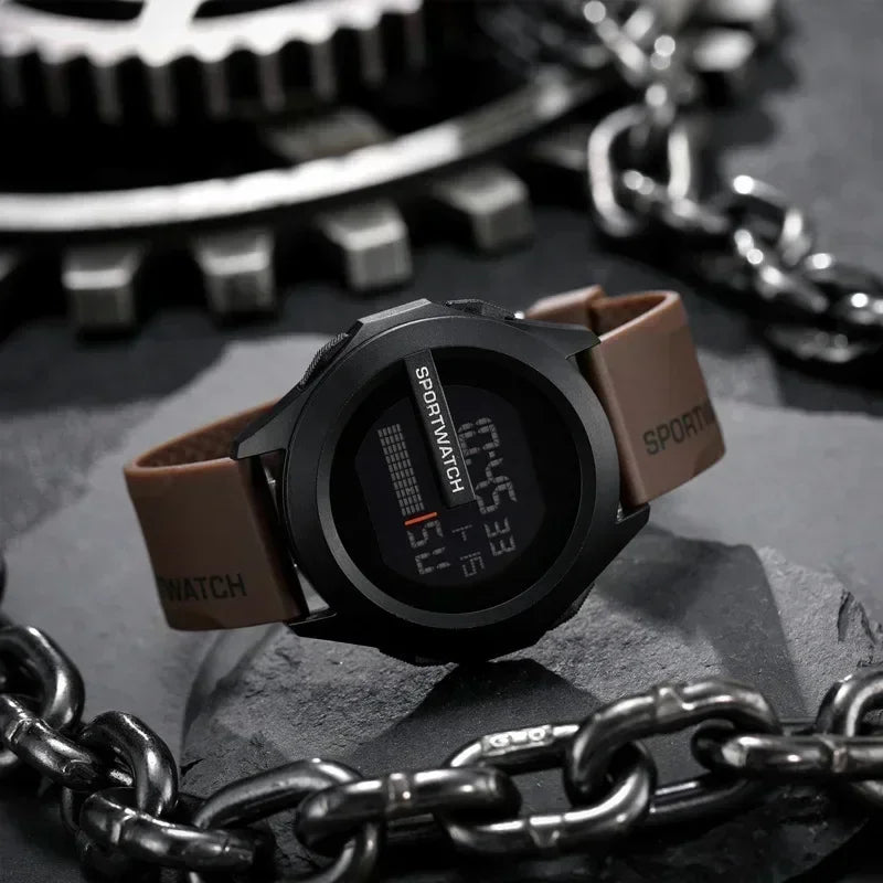 Herren Sport Uhren Luxus Digitale Uhr Stoppuhr Leuchtende Datum Woche Multifunktion Fitness Elektronische Armbanduhr Reloj Hombre