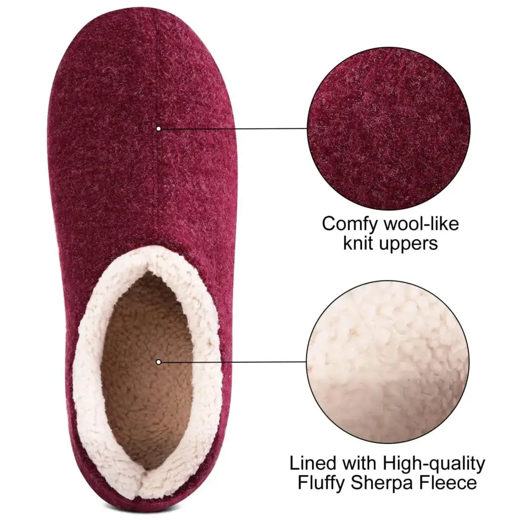 Asgard Winter Cotton Slippers For Men Outdoor Non-slip Warm Slippers Indoor Memory Foam Home Slippers Fashion Casual Furry Shoes - Sun Studio