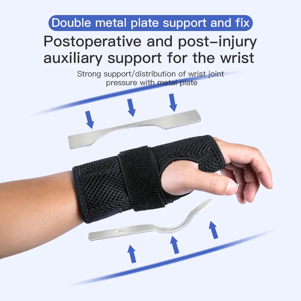 Breathable Wrist Support Professional Splint Wrist Brace Protector Band Arthritis Carpal Tunnel Hand Sprain Tendinitis Wristband - Sun Studio