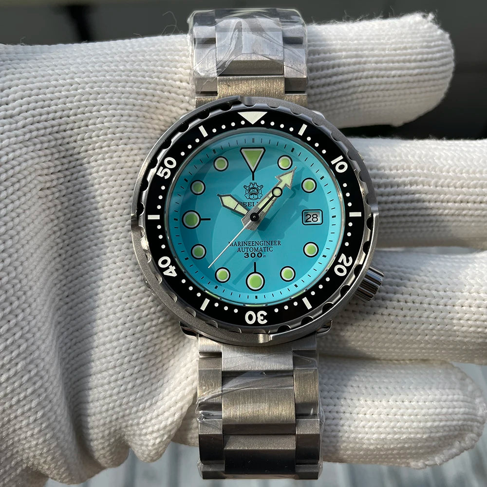 STEELDIVE SD1975 Luxus Automatikuhren Herren Taucheruhr 30Bar Wasserdicht Leuchtende Uhr Saphirglas Mechanische Armbanduhr