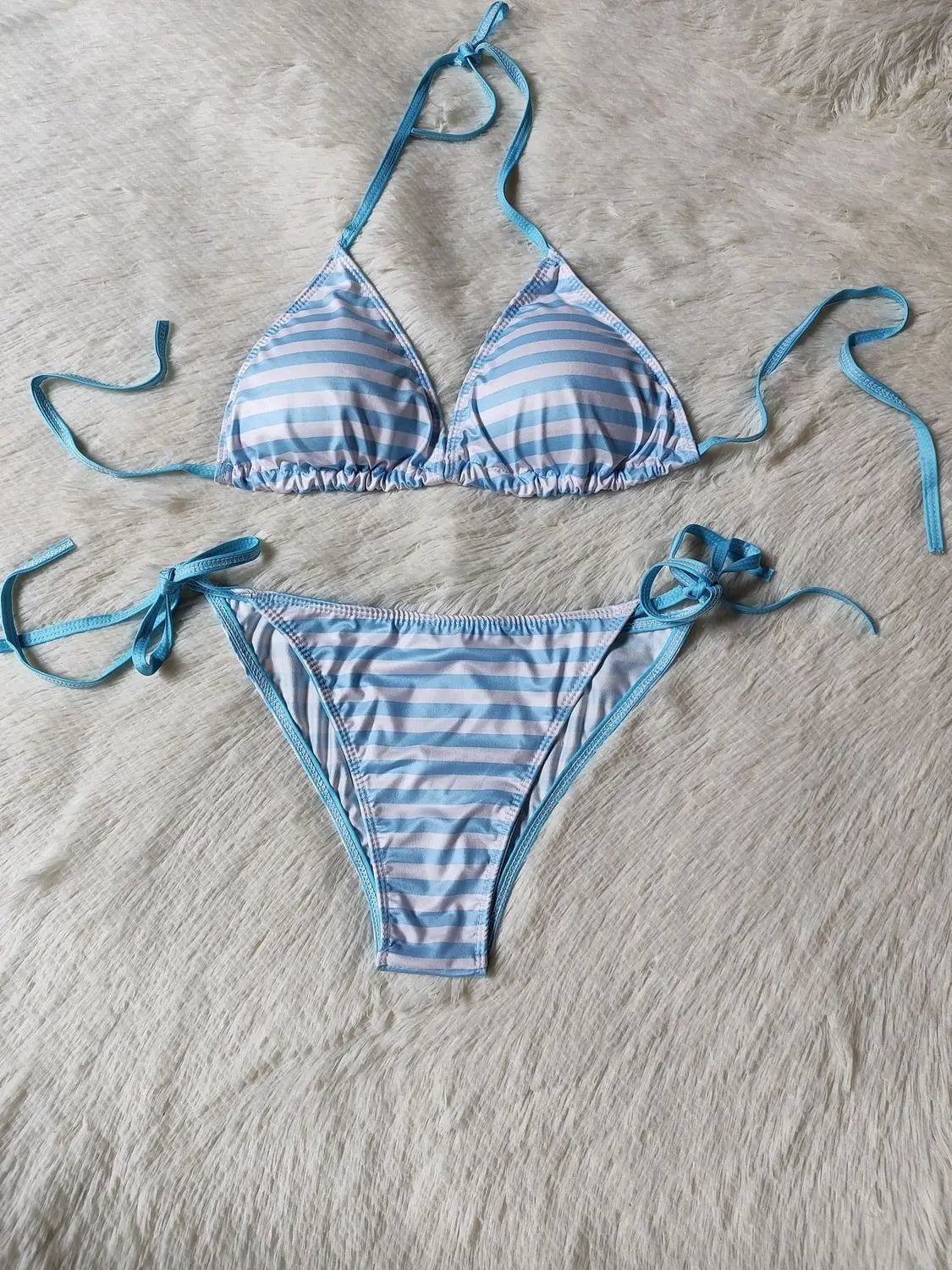 2026 Y2K Summer Sweet  White Dot Sets Lovely Cherry Decor Sexy Lace Trim Style Casual Bikini Swimsuit Beach Holiday Wear - Sun Studio