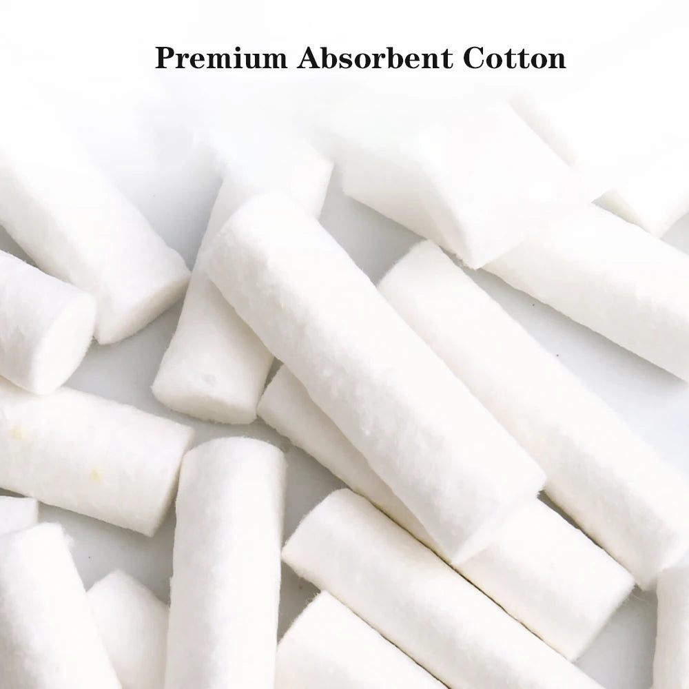 50PCS/ROLL Disposable Lip Tattoo Skin Stretching Swabs Cotton Stick Semi-Permanent Makeup Lip Tattoo Coloring Accessories - Sun Studio