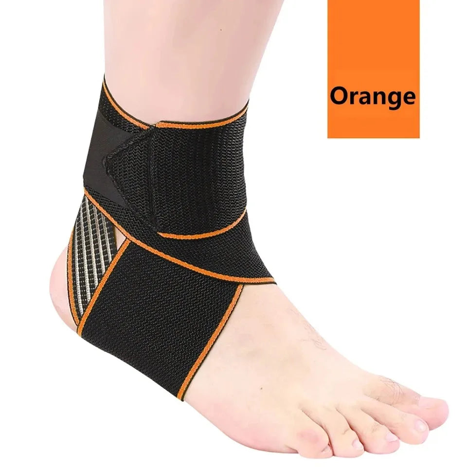 1PCS Professional Elastic Ankle Support Brace Sports Strain Wraps Bandages Weave Ankle Protector for Fitness Running Basketball - Sun Studio