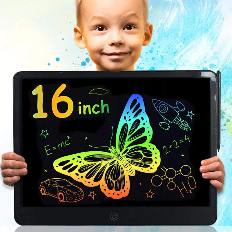 16/12/10/8.5/8.2/6.5/4.5 Zoll LCD Grafiktablett, Farbzeichentablett, 3 4 5 6 7 8 Jahre Kinder Geburtstagsgeschenke/Weihnachten/Reise Spielzeug