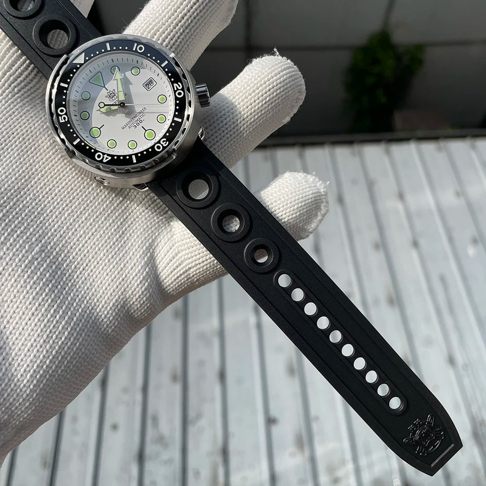 STEELDIVE SD1975 Luxus Automatikuhren Herren Taucheruhr 30Bar Wasserdicht Leuchtende Uhr Saphirglas Mechanische Armbanduhr