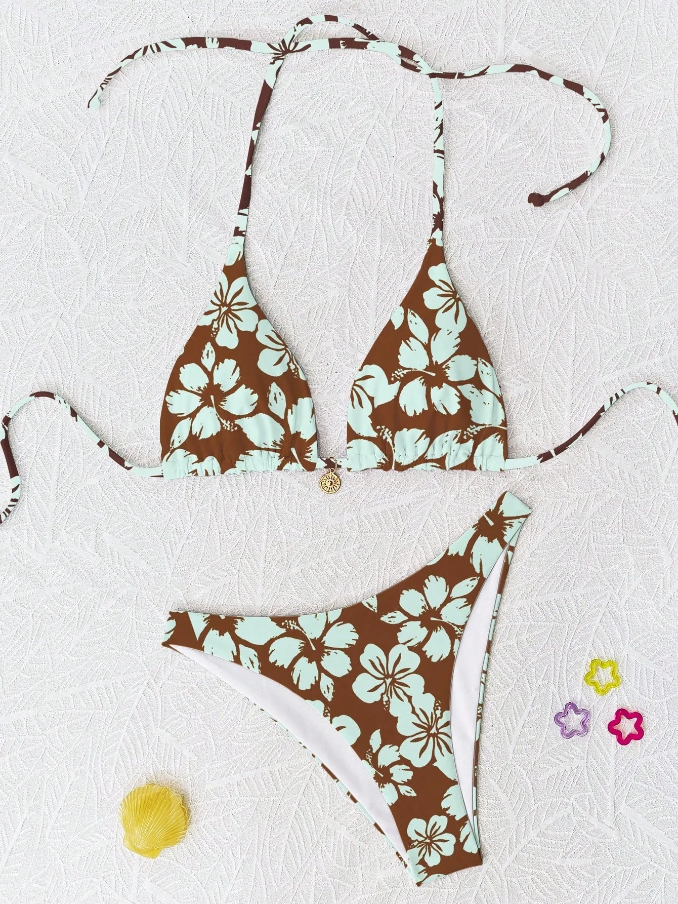 Micro Bikini 2026 Push Up Women Swimsuits Sexy Swimwear Brazilian Bikini Set Biquini Print Swimsuit Summer Brown Beachwear - Sun Studio