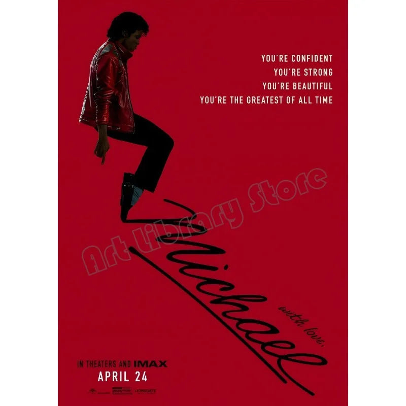 Michael 2026 Movie Biopic Michael-Jackson Style Dance Photography Poster Canvas Painting Wall Art Pictures Home Decor Gift - Sun Studio