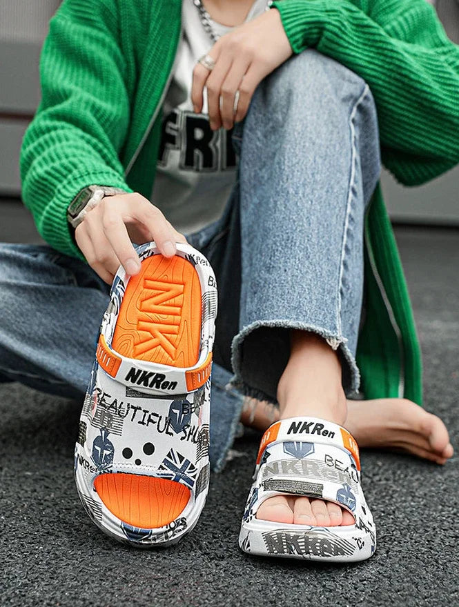 Soft Men's Shoe Eva Outdoor Sabot Male Slipper Fun Designer Luxury Low Price 2025 Fashion Comfortable High Quality Pvc Slides - Sun Studio