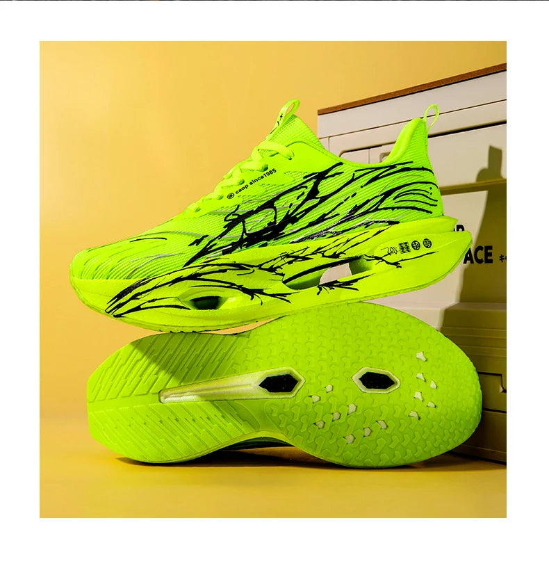 Herren Sportschuhe Professionelle Dämpfung Carbonplatte Laufschuhe Atmungsaktive Paar Freizeit Sneakers Marathon Sport Fußbekleidung