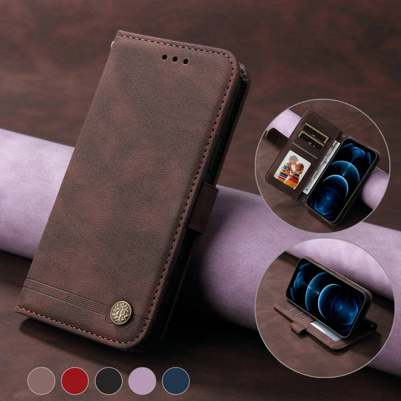 For Xiaomi Redmi Note 15 Pro Plus 5G Protective Case Leather Book Stand Phone Redmi Note 15 Pro 4G Case Mi Note15 Pro+ Flip Capa - Sun Studio