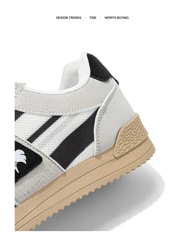 Mens Classic Running Shoes Lace Up Soft Sole Walking Shoes Breathable Flat Fashion 2026 Spring Autumn Tennis Casual Sports Shoes - Sun Studio