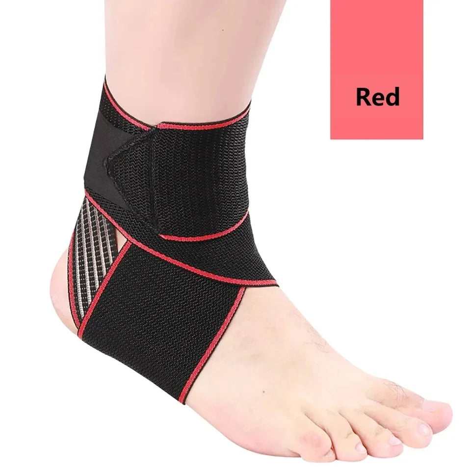 1PCS Professional Elastic Ankle Support Brace Sports Strain Wraps Bandages Weave Ankle Protector for Fitness Running Basketball - Sun Studio