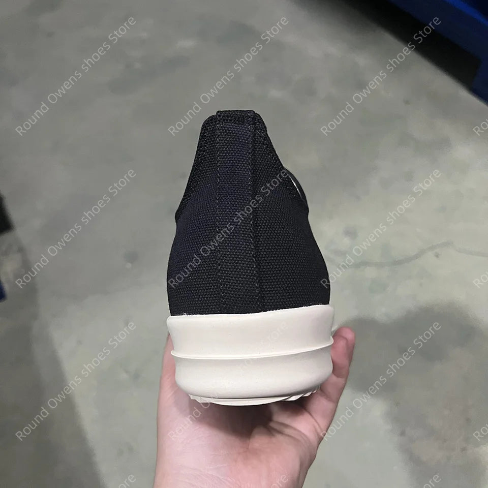 Casual Shoes Men Canvas  Low Top Quality Ro Lace Up Thick Sole Breathable Luxury Designer Classic Trainers Women Flat Sneakers - Sun Studio