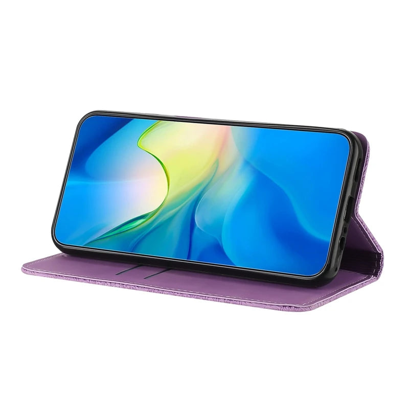 For Xiomi Redmi 9 9A 9T Case Mandala Totem Pattern Leather Flip Magnet Case for Etui Xiaomi Redmi 9 9T 9A 9C NFC 9AT Phone Cover - Sun Studio